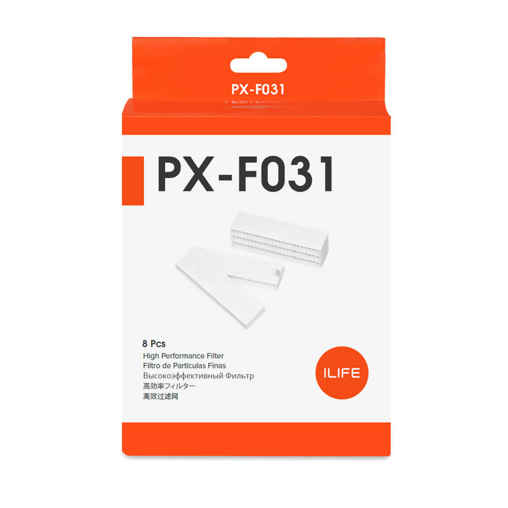 PX-F031 High Performance Filter (8 pcs) l Applicable to ILIFE A80 Max A9 A10 S8 Pro