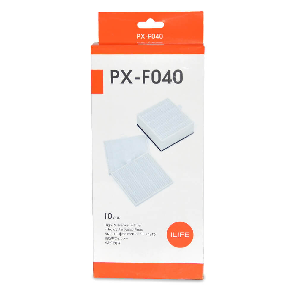 PX-F040 High Performance Filter + Filter Sponge (10 pcs) l Applicable to ILIFE V8s V80 Max V8 Plus