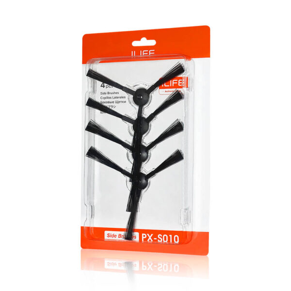 PX-S010 Side Brushes (4 pcs) l Applicable to ILIFE A4s V3s Pro V5s Pro  V9/V9 Pro V4 S5 Pro A8 A6 - Image 3