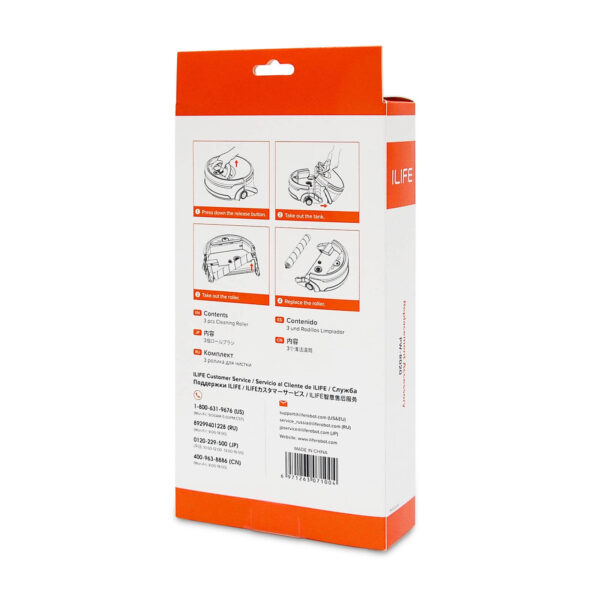 PW-R020 ILIFE Shinebot W400 W400s W450 Cleaning Roller - Image 5