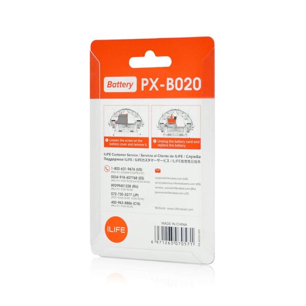 PX-B020 Battery Power Pack for ILIFE A9 A80 Max A7 A4s Pro A4s V7s Plus A6 A8 W400 S8 Pro - Image 4