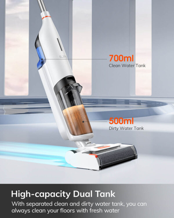 ILIFE W90 Cordless Wet Dry Vacuum Cleaner and Mop - Image 4