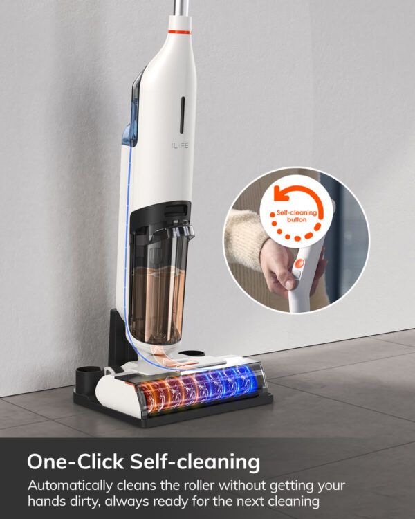 ILIFE W90 Cordless Wet Dry Vacuum Cleaner and Mop - Image 5