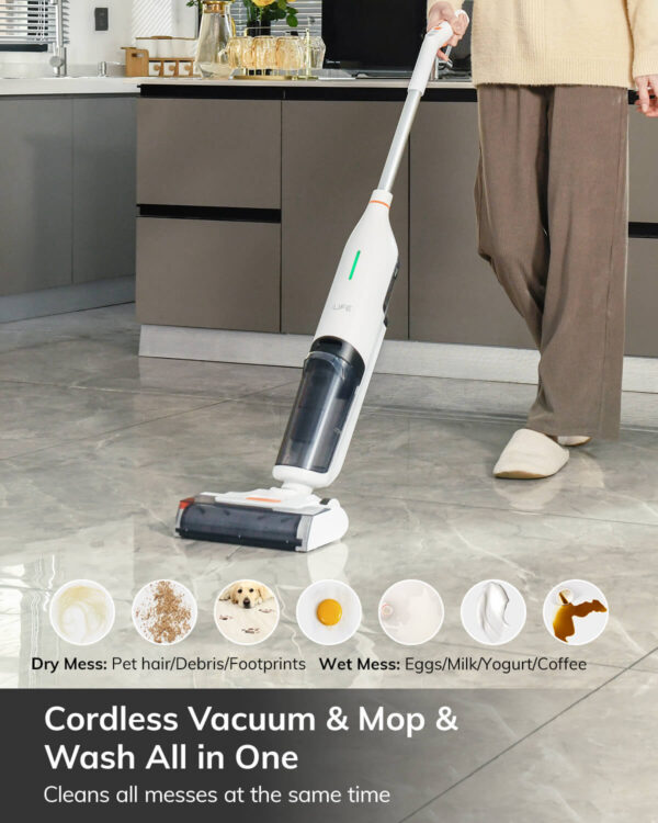 ILIFE W90 Cordless Wet Dry Vacuum Cleaner and Mop - Image 3
