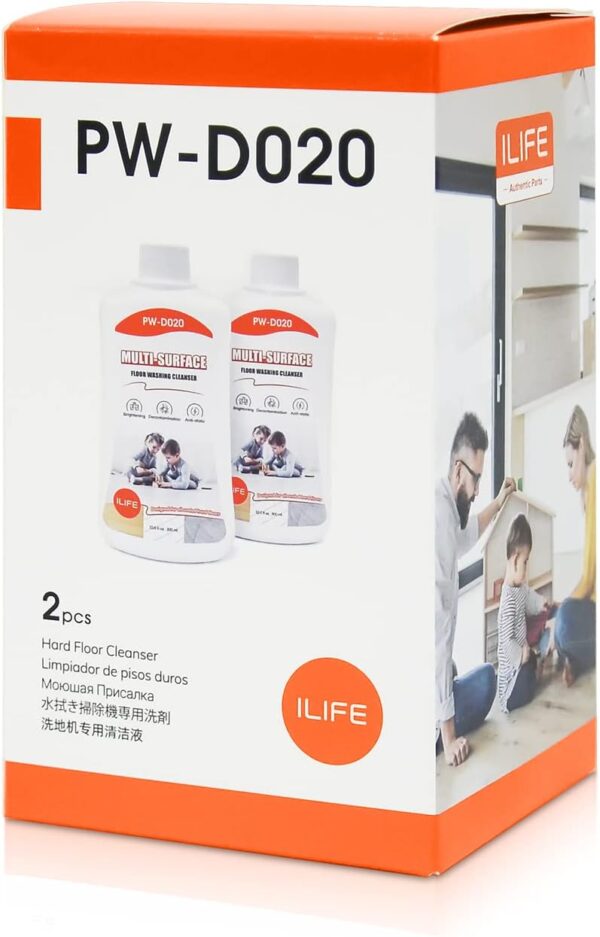 PW-D020 ILIFE W90 W400 W400s W450(2 pcs), Authentic Replacement Parts, Hard Floor Cleaning Solution - Image 3